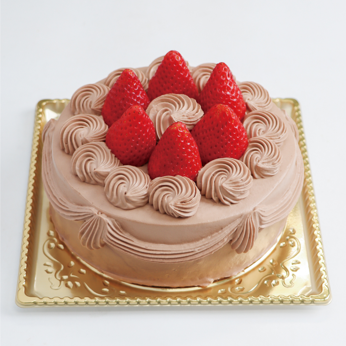 【シングル】チョコデコレーションケーキ<12cm>