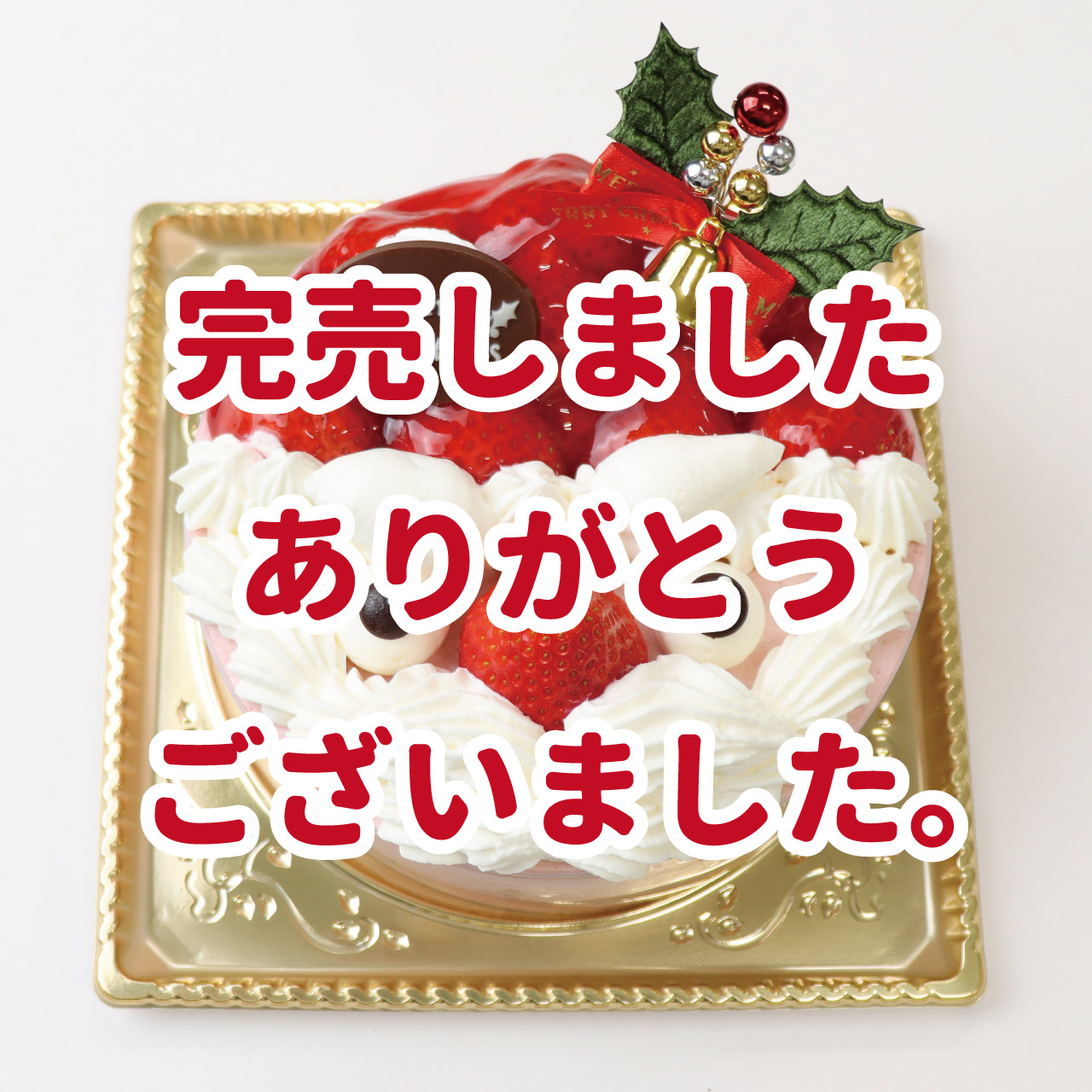 【12/21-25店頭受取】苺のサンタクロース
